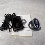 Motorola HS850 Wireless Bluetooth Built-in Mic One Ear Hook Headset W/ Charger. Fixed Price $29.95.