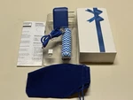 Instacharge 3,000MAH Portable Device And Phone Charger Blue Chevron-new/open Box. Fixed Price $15.00.
