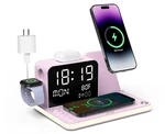 Acer 7-IN-1 Wireless Charging Station With Led Clock 30W Fast Purple. Fixed Price $100.08.