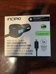 Incipio Car Charger High Speed 2.4 Amp Brand New Sealed. Fixed Price $13.00.