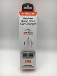 Hypergear High-power 4-PORT Usb 6.8A Car Phone Charger (white) Nib. Fixed Price $9.99.