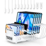 Soopii 100W 10-PORT Charging Station, Usb-c Pd Fast Compatibl.... Fixed Price $65.00.