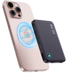 2026 Updated M3 Ultra Slim 0.4'' Wireless Power Bank, 12800MAH Magnetic Black. Fixed Price $55.14.