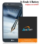 Acesoft 4670MAH Extended Slim Battery For Lg 3/STYLO Plus BL-44E1F Phone. Fixed Price $49.38.