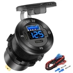 12V Usb Car Socket Round Outlet, 3-PORT Marine Fast Charger Waterpr.... Fixed Price $23.80.