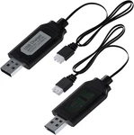 Usb Charger Cable For 7.4V Lipo & Li-ion Batteries By Mmobiel 2X Black. Fixed Price $10.29.