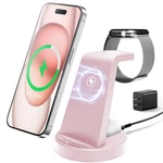 15W 3 Wireless Charger Dock Iphone 17 Watch 11 Fast Charging Station. Fixed Price $16.79.