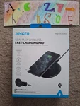 Anker Fast Charging Black Pad With Wall Charger 10 Watt Max. Fixed Price $13.20.