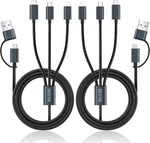 Multi Charging Cable 5 1, 2 Pcs 4FT Usb C/a Charger To.... Fixed Price $13.65.