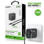 Esoulk New Dual Port Qc 3.0 And Pd 20W Wall Charger With 5FT Usb-c To Cable. Fixed Price $22.99.