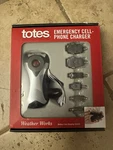 Totes Emergency Cellphone Charger Battery Free Charging System. Fixed Price $8.49.