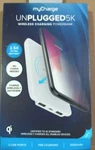 Mycharge Unplugged 5K Wireless Charger + Power Bank, White. 5000 Mah. Fixed Price $13.90.