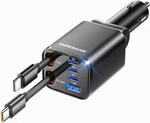 Retractable Car Charger, Superone 99W Phone With Cables Fast Chargin. Fixed Price $30.61.