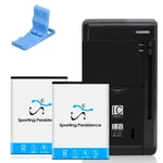 Long Lifespan 2X 1250MAH Standard Battery Charger For Samsung Flight Ii SGH-A817. Fixed Price $53.58.