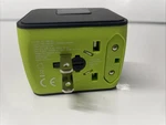 Universal Travel Adapter 2500W With Us/eu/uk/au Plugs 5-IN-1 SL-199-4U. Fixed Price $12.95.