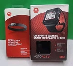Motorola Motoactv Black/red 8GB Gps Sports Watch & MP3 Player With Chest Strap.. Fixed Price $80.00.