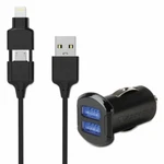 Scosche I3MC242M Car Charger With 2-IN-1 & Sync Cable. Fixed Price $8.99.