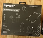 Vivitar - Travel Charging Kit W/ Powerbank, Car & Wall Charger, Lighting Cable. Fixed Price $15.90.