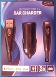 Solaray Car Charger With 3FT Apple Lightning Cable Mfi-certified. Fixed Price $8.99.