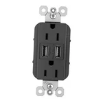 Radiant TM826USBBKCCV4 15 Decorator Duplex Tamper Resistant Outlet. Fixed Price $49.07.
