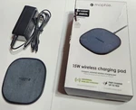 Unused Mophie 15W Wireless Charging Pad Fast Charge For Android & Apple Devices. Fixed Price $11.99.