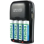 Lenmar Hour Aa/aaa Ac/dc Battery Charger W/ Usb Output - INCLUDES4. Fixed Price $9.58.
