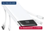 Charmast Portable Charger With Built In Cables, Power Bank Cords Wires, Sli. Fixed Price $44.80.