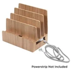 Mobilevision Bamboo Charging Station & Multi Device Organizer Slim Version. Fixed Price $39.95.