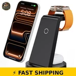 Anlmz 3-IN-1 Wireless Charging Station For Iphone, Apple Watch, Airpods. Fixed Price $34.99.