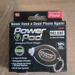 Power Pod Deluxe Emergency Charger Black Keychain For Iphone Mfi Certified. Fixed Price $5.00.