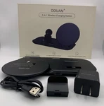 Dduan 3-IN-1 Wireless Charging Station Model X16 Iphone Apple Watch Airpods Open. Fixed Price $18.99.