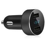 Lihan Usb Car CHARGER,12V/24V Voltage Meter, Output 4.8A, Cigarette Black. Fixed Price $19.79.
