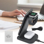3 1 Charging Dock Charger Stand For Apple Watch Serie Air Pods Iphone Station. Fixed Price $14.99.