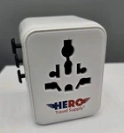 Hero International Travel Power Adapter For Europe, Uk, Aus, 100+ Countries. Fixed Price $18.95.