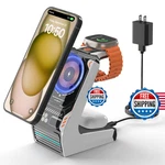 Joygeek 3-IN-1 Wireless Charging Station,charger Stand For Iphone 15/14/13/12 Se. Fixed Price $36.69.