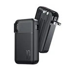 Rorry Portable Charger Built In Cables, Wall Plug Black. Fixed Price $50.90.