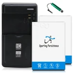Sporting 2X 5380MAH Substitutable Extra Battery Charger For Lg Pro D838 At&t. Fixed Price $95.71.