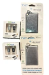 (2PK) Tylt Slim Boost 1300MAH Power Bank With 2-2PK Adapters Blk&silver. Fixed Price $24.98.