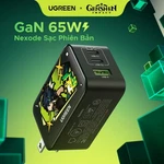 Ugreen 65W Genshin Impact Edition 3-IN-1 Gan Charger For Iphone, Mac, Laptop. Fixed Price $103.99.