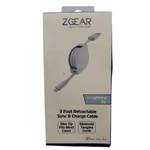 Zgear Retractable 8-PIN Connector 3FT Sync And Charge Usb Cable For Apple Iphone. Fixed Price $13.95.