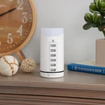 Linsay 6-PORT Usb Charger Station For Android Ios Devices, Fast Charging, Wh. Fixed Price $34.99.