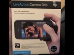 New Belkin Liveaction Camera Grip Ipod Iphone 4 Natural F8Z888TT Box. Fixed Price $8.00.