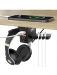 Cozoo Headphone Stand Usb Charger Under Desk Headset Holder Mount Durable Nib. Fixed Price $12.99.