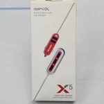 Rapidx X5 Car Charger Usb Ports Front & Back Seat Red 12V-24V Accessory Outlet. Fixed Price $9.95.