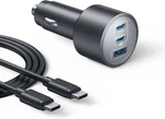 Anker 167.5W Usb-c Car Charger 3-PORT Fast Charging For Iphone 15 Macbook. Fixed Price $50.99.