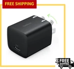 Belkin Usb Charger Block 25W PD3.0 Pps Super Fast Charging, Black. Fixed Price $18.99.