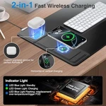 Abc.mat Wireless Charging Mouse Pad Foldable Phone Holder 20W Pd Adapter - Black. Fixed Price $75.10.