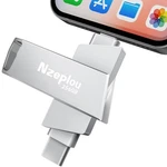256GB Flash Drive For Iphone Ipad, USB3.0 High-speed Memory Stick No App Need.... Fixed Price $65.53.