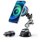 This Hill 15W Magnetic Wireless Car Charger Mount Compatible With Magsafe. Fixed Price $32.02.