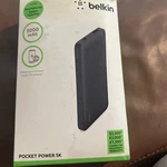 Belkin Pocket Power Bank Battery Pack 5000MAH Fast, Portable Charger - Black. Fixed Price $22.99.